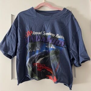 women's cropped graphic tee